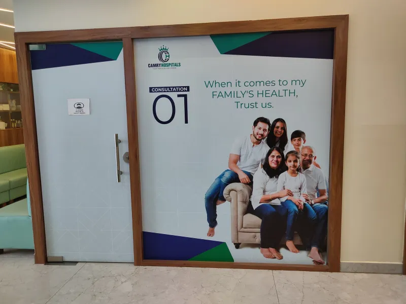 Consultation room corridor at Magnet Hospital Jigani