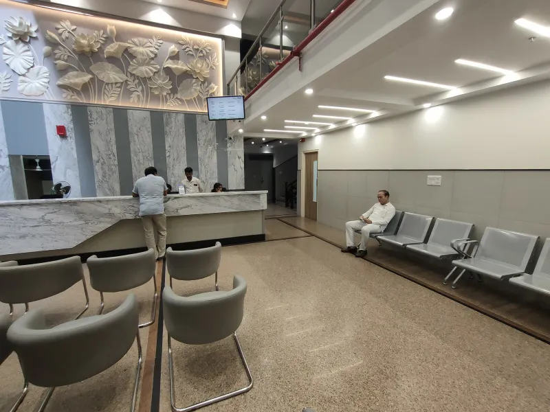 Waiting hall at Magnet Hospital Langford Rd