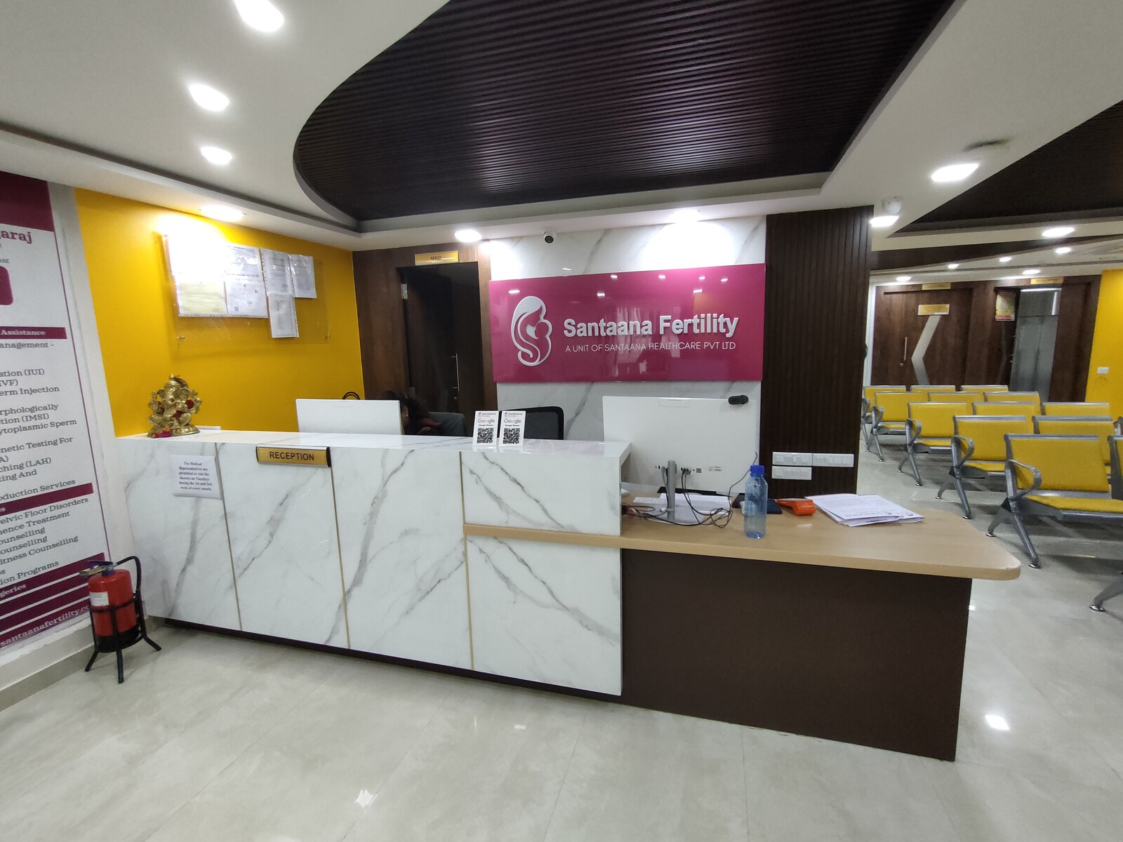 Reception at Santaana Fertility, Jayanagar